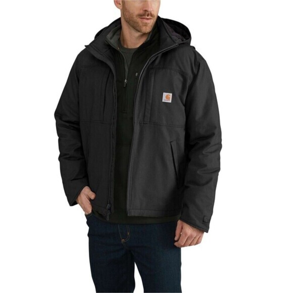 Carhartt Cryder Full Swing Canvas Jacket Hooded Grey Men’s 3 XL